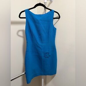 David Meister Vibrant Blue Mini Dress